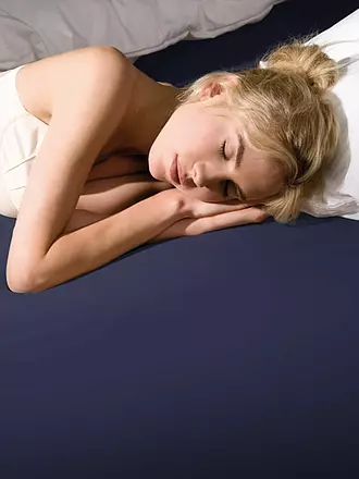 FORMESSE | Jersey-Spannleintuch "Bella Donna"  90/190 cm - 100/220cm (Trüffel) | dunkelblau